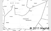 Blank Simple Map of Yuanjiang