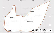 Classic Style Simple Map of Yuanjiang, cropped outside