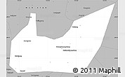 Gray Simple Map of Yuanjiang