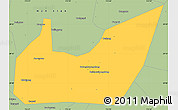 Savanna Style Simple Map of Yuanjiang
