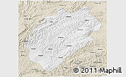 Classic Style 3D Map of Yuanling