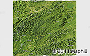 Satellite 3D Map of Yuanling