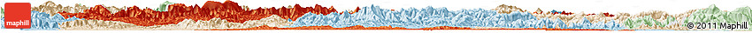 Political Horizon Map of Yuanling, lighten Political Horizon Map of Yuanling, lighten