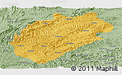 Savanna Style Panoramic Map of Yuanling