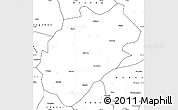 Blank Simple Map of Yuanling