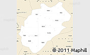 Classic Style Simple Map of Yuanling