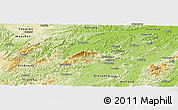 Physical Panoramic Map of Zhijiang