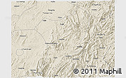 Shaded Relief 3D Map of Zixing