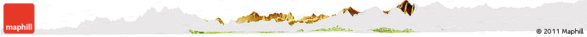 Physical Horizon Map of Zixing, cropped outside