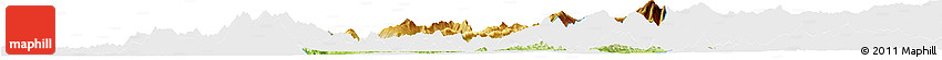 Physical Horizon Map of Zixing, single color outside