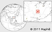 Blank Location Map of Zixing