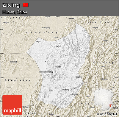Classic Style Map of Zixing