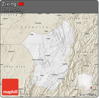 Classic Style Map of Zixing