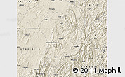 Shaded Relief Map of Zixing