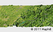 Satellite Panoramic Map of Zixing