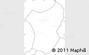 Blank Simple Map of Zixing, no labels