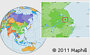 Political Location Map of Danyang