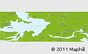 Physical Panoramic Map of Hongze