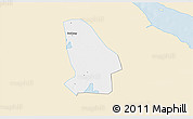 Classic Style 3D Map of Kunshan, single color outside