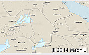 Shaded Relief 3D Map of Kunshan