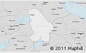 Silver Style 3D Map of Kunshan