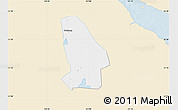Classic Style Map of Kunshan, single color outside