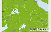 Physical Map of Kunshan