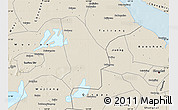 Shaded Relief Map of Kunshan