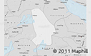 Silver Style Map of Kunshan