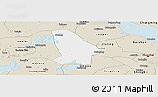 Classic Style Panoramic Map of Kunshan