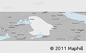 Gray Panoramic Map of Kunshan