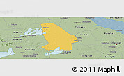 Savanna Style Panoramic Map of Kunshan