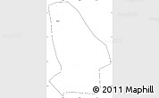 Blank Simple Map of Kunshan, cropped outside