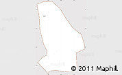 Classic Style Simple Map of Kunshan, cropped outside