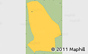 Savanna Style Simple Map of Kunshan