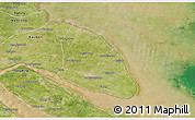 Satellite 3D Map of Qidong