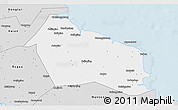 Silver Style 3D Map of Rudong