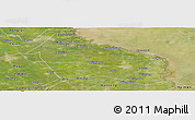 Satellite Panoramic Map of Rudong
