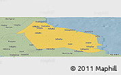 Savanna Style Panoramic Map of Rudong