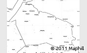Blank Simple Map of Rudong