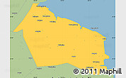 Savanna Style Simple Map of Rudong