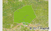 Physical Map of Rugao, satellite outside