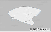 Gray 3D Map of Xinyi, single color outside