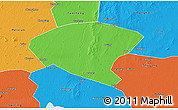 Political 3D Map of Xinyi
