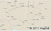 Shaded Relief 3D Map of Xinyi