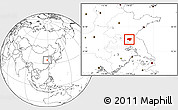 Blank Location Map of Xinyi