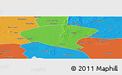 Political Panoramic Map of Xinyi