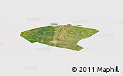 Satellite Panoramic Map of Xinyi, cropped outside