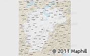 Classic Style 3D Map of Jiangxi