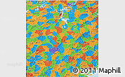 Political 3D Map of Jiangxi